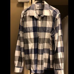 Express Plaid Casual Shirt